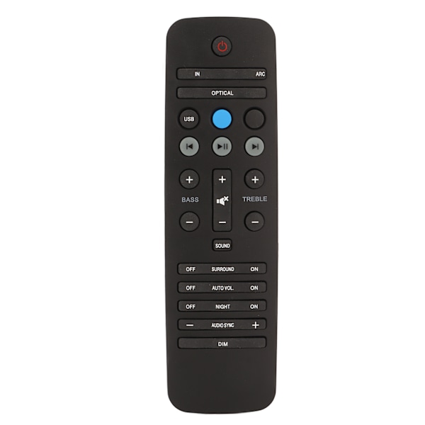 Soundbar Fjernbetjening Erstatning Bar Højttaler Fjernbetjening til Philips Fidelio HTL9100 HTL5120 HTL7180 YKF297 006