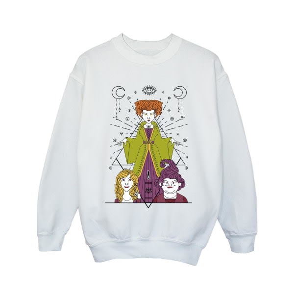 Disney Girls Hocus Pocus Candle Sweatshirt 5-6 år Vit Vit 5-6 år