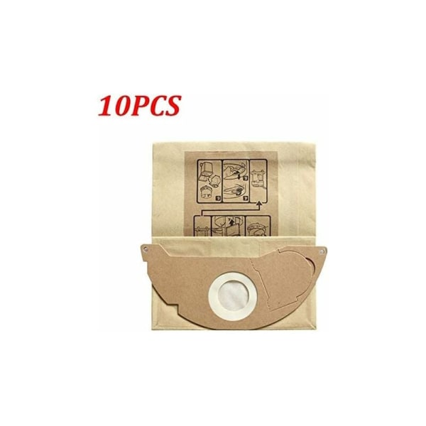 10 stk støvsuger støvfilter papirpose for KARCHER WD2250 A2004 A2054 MV2