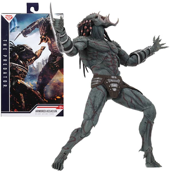 NECA Predator 2018 Filmversion Predator Ultimate Predator 12-tums rörlig actionfigurmodell-FF-