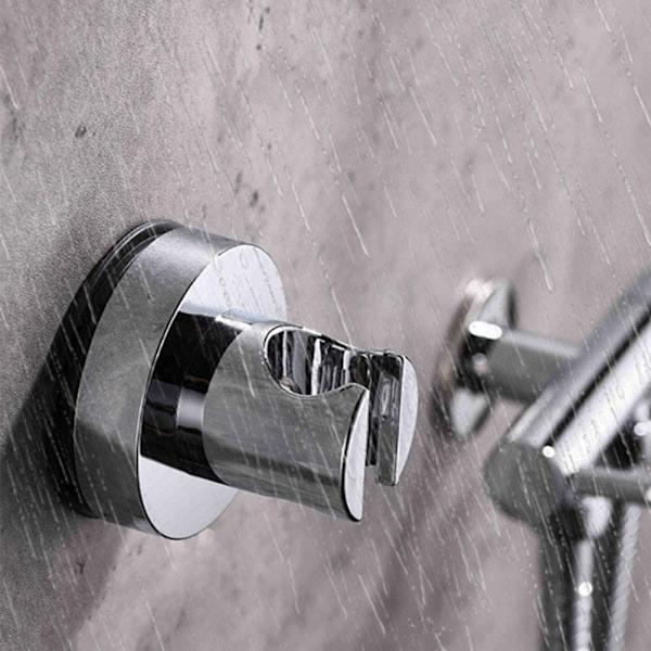 Sugpropp Duschmunstyckeshållare Ingen Borrning 22mm Krom Rostfritt Stål
