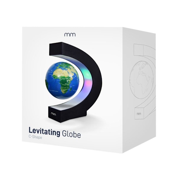 Svevende Jordglobelampe - LED Lamper White Vit