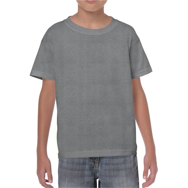 Gildan Kids Heavy Cotton Heather T-Shirt 9-11 år G Graphite 9-11 år