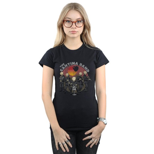 Star Wars Cantina Band T-shirt til kvinder/kvinder i bomuld XL Sort XL