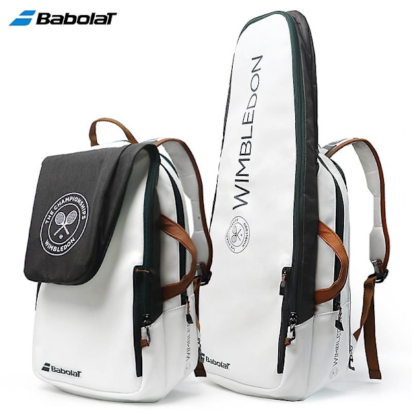 Babolat Tennisreppu Pure Wimbledon Yhdistelmä Tennismaila Squash Badmintonmaila Laukku Suuri Kapasiteetti Lakkilaukku Type D