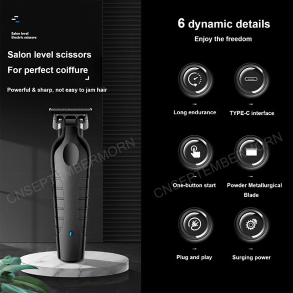 Kemei Barber Km-2299 Sähköinen hiustenleikkuri-XF4-