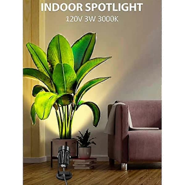 5W LED-kohdevalot sisäkasveille 3 värillä -FF-