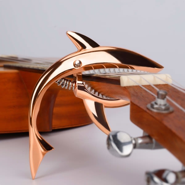 Capo akustisk och elektrisk gitarr Capo (rosa guld)
