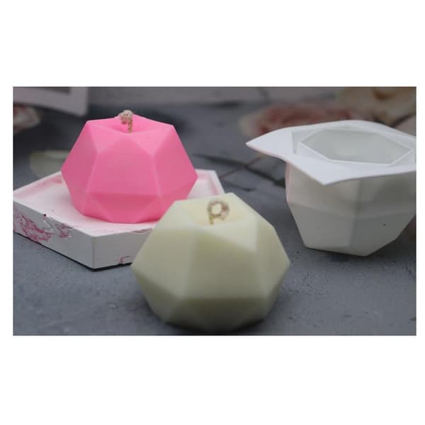 Lysformer Stearinlys DIY Silikonform Lysfremstilling Lysveke-FF-