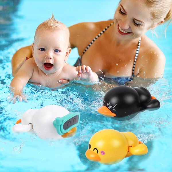 Babybadelegetøj, Sødt svømmeand vandbadelegetøj til småbørn Drengepigerlegetøj