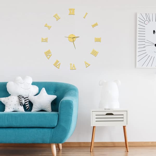 6-delt DIY ursæt med tal til dekoration, digital udskiftning og reservedele multicolor