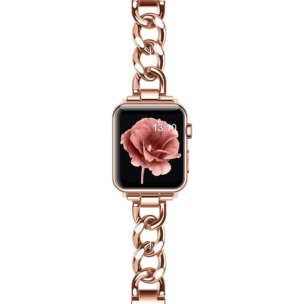 Armband i rostfritt stål är lämpligt för Apple Watch rem iWatch