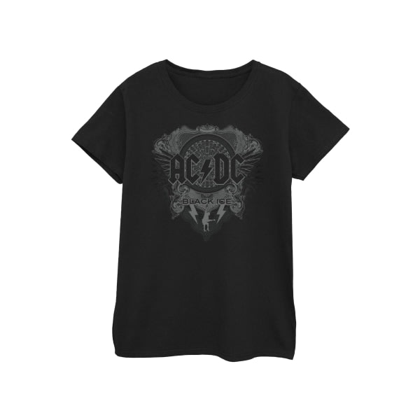 AC/DC Dam/Dam Svart T-shirt i isbomull XL Svart XL