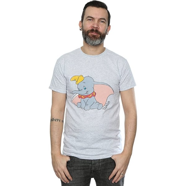 Dumbo Klassisk T-shirt til mænd S Sports Grå S