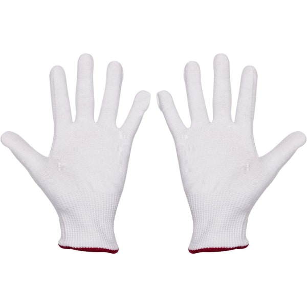 Anti-cut håndskar vita handskar grønsakshandskar