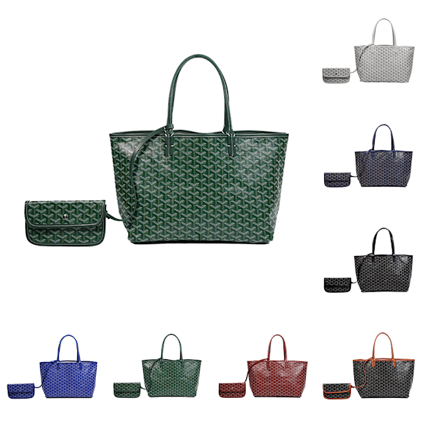 Dam Tote Bag Mode Resväska Casual Axelväska Handväska Stor & Medium Ny Grön Green M Green