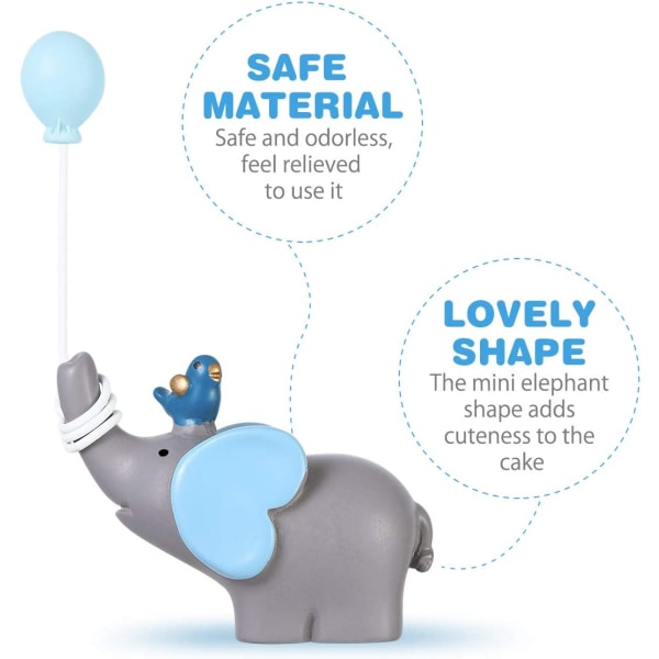 Harts elefantballonger Dekoration för bröllopstårta