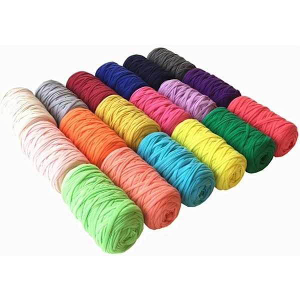 1 stk. 250g 8.1oz Ensfarvet Fancy Garn DIY Strikke Hæklegarn Kæledyrshule Kurv Hækling