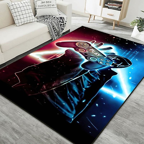 Spelmatta för pojkar med spelkontroll, halkfri 3D-spelmatta kompatibel med lekrum - ES E E 50*80cm