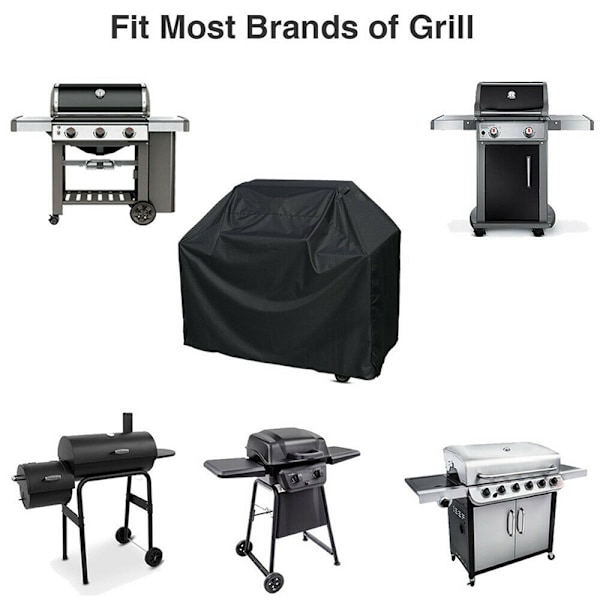 Utomhusgrill Cover Grill Skydd 145x61x117cm