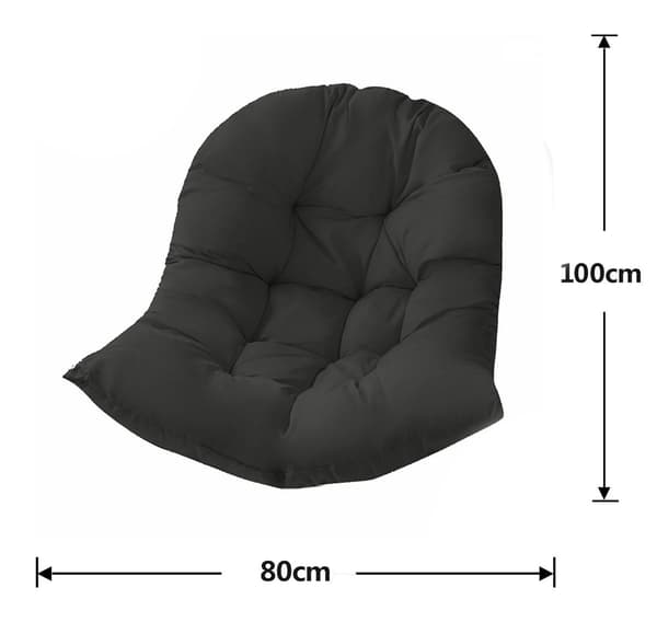 Hynde til hængestol - Stolehynde 80×100 cm 3990 2-Pack Black