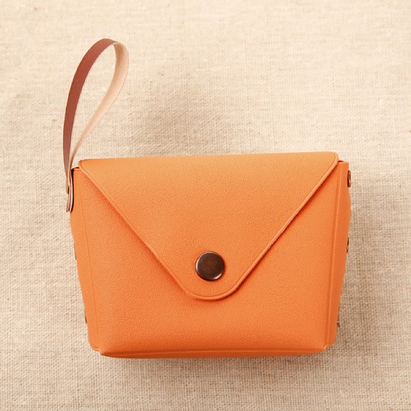 Steam-lommebok mininøkkelholder for myntpung, oransje