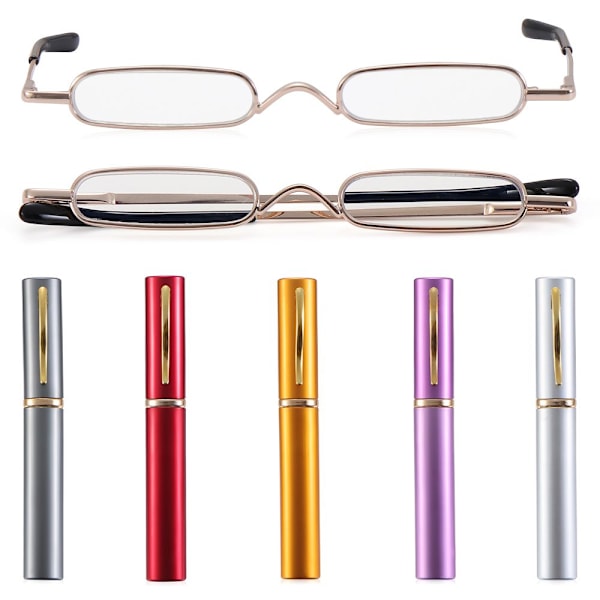 Smalle Læsebriller med Penne Slim Reading Glasses PURPLE STRENGTH purpl Strength 4.0x purple