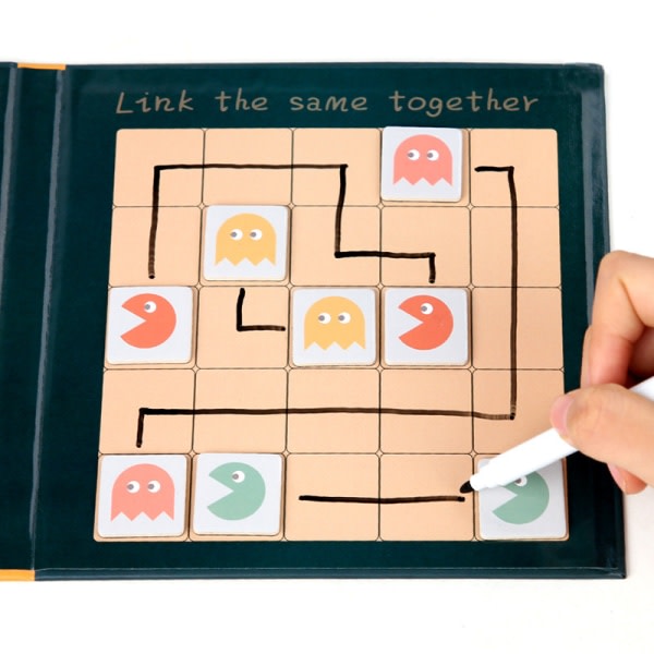 Magnetic Connect Game Montessori Early Learning Educational Legetøj Gave til børn