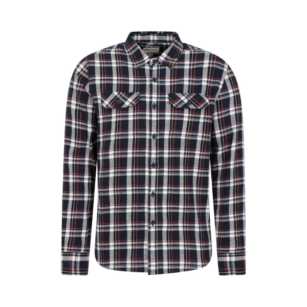Mountain Warehouse Miesten Trace Flanelli pitkähihainen paita XL Sininen XL