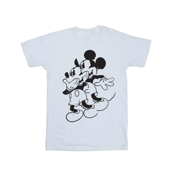 Disney Mickey Mouse Shake T-shirt til mænd S Hvid S