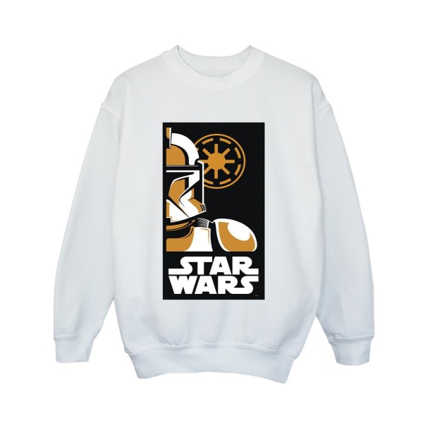 Star Wars Boys Stormtrooper konstaffischskjorta 12-13 år W Vit 12-13 år
