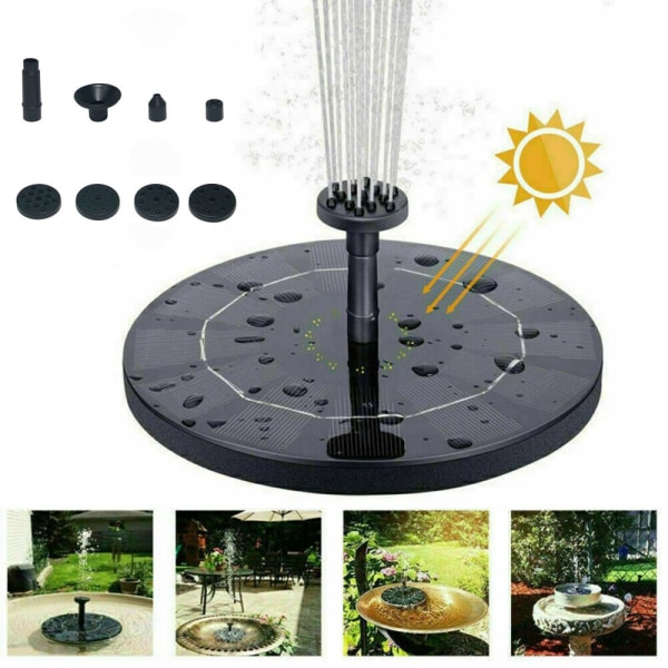 Solar Fountain Vattenfall 16CM