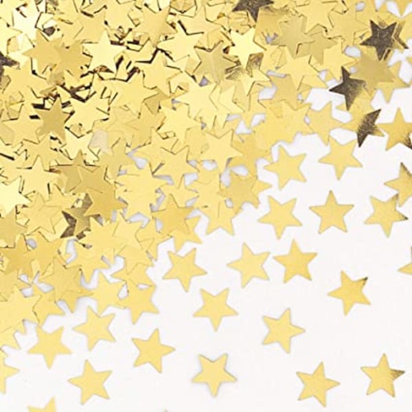 4000 kpl Golden Star Confetti