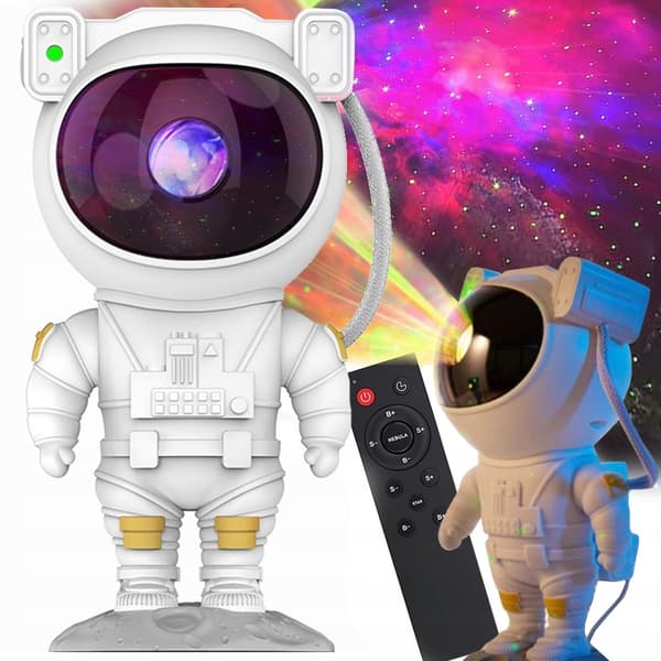 Galaxy Lamp Astronaut - Star Projector with LED and Remote Control 600