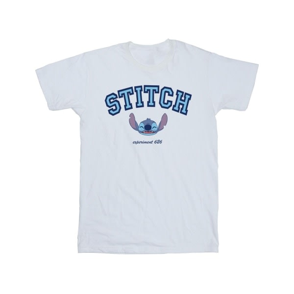 Disney Girls Lilo And Stitch Collegial Bomuld T-shirt 12-13 Ja Hvid 12-13 år
