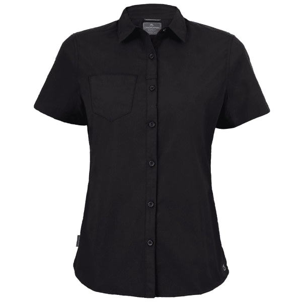 Craghoppers Womens/Ladies Expert Kiwi Kortermet skjorte 8 UK Black 8 UK