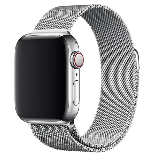 Apple Watch Armbånd Milanese til 42mm/ 44mm / 45mm/ 49mm - Flere farger Silver