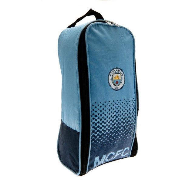 Manchester City FC Face Design Boot Bag One Size Blå Blå One Size