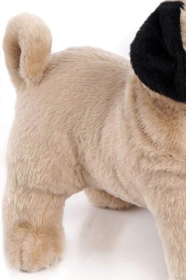12,5 tommer brun mops plysdyr-FF-