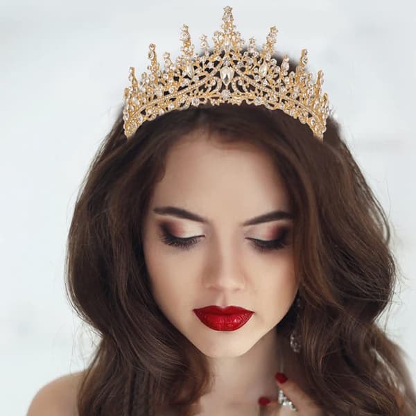 Sølv Tiara Pannebånd Hårsmykke Elegant for Ulike Anledninger silver