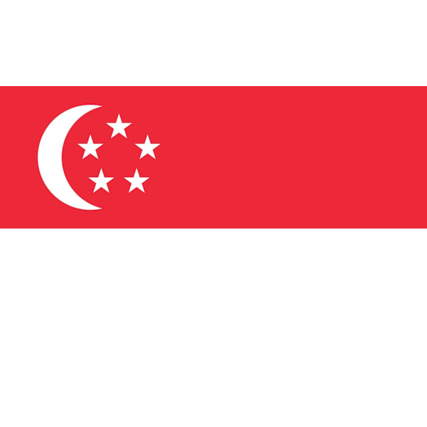 Singapores flagga 100 Singapore