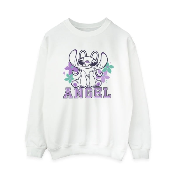 Disney Dame/Dame Lilo & Stitch Angel Sweatshirt XXL Hvid Hvid XXL