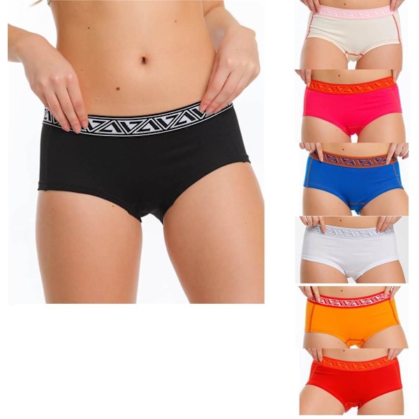 7 Pack Högstaberg Boxer-Hipsterit Monivärinen Monivärinen MultiColor XL