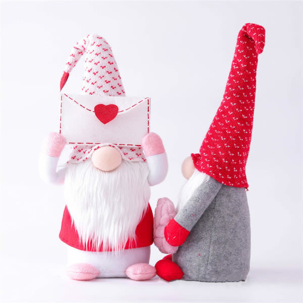 Plysjleker dukke tegneserie Lovely Gnome Santa Claus Gose Toy til jul (konvolutt-liten)
