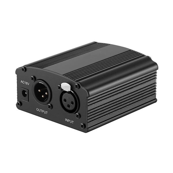 For 48v Phantom Power Bm 800 mikrofonstyring med adapter Xlr lydkabel for alle musikkopptak (FMY)