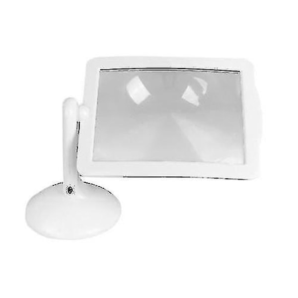 3x Magnifier Bright Led Reading Extra förstoringsglas White 215 * 147 * 135mm