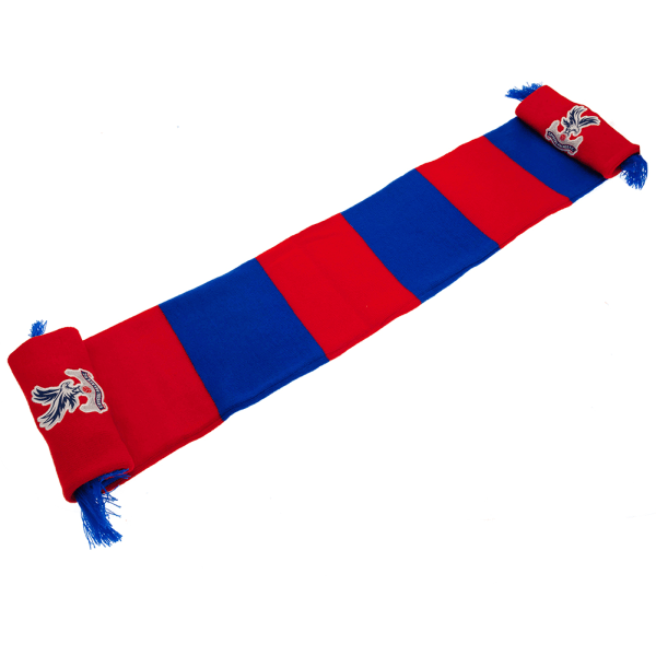Crystal Palace FC Stripe Scarf One Size Röd/Blå One Size