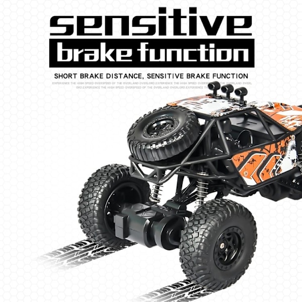 Radiostyrt Off-Road Bil / Crawler - Oransje orange 800