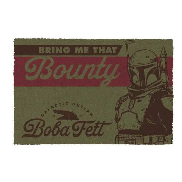 Star Wars: The Book Of Boba Fett Bring Me That Bounty Door Mat Grön/Brun One Size