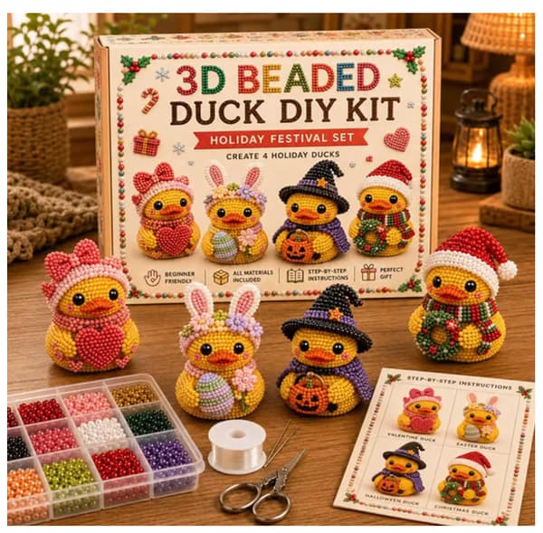 3D Perleand DIY Kit Kollektion, Håndlavet Perlehåndværkssæt til Børn og Voksne Comfortable